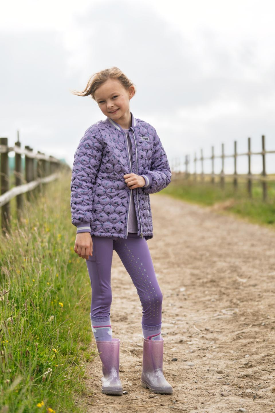 EQUIPAGE ALANA Jakke. Junior. Aster Purple