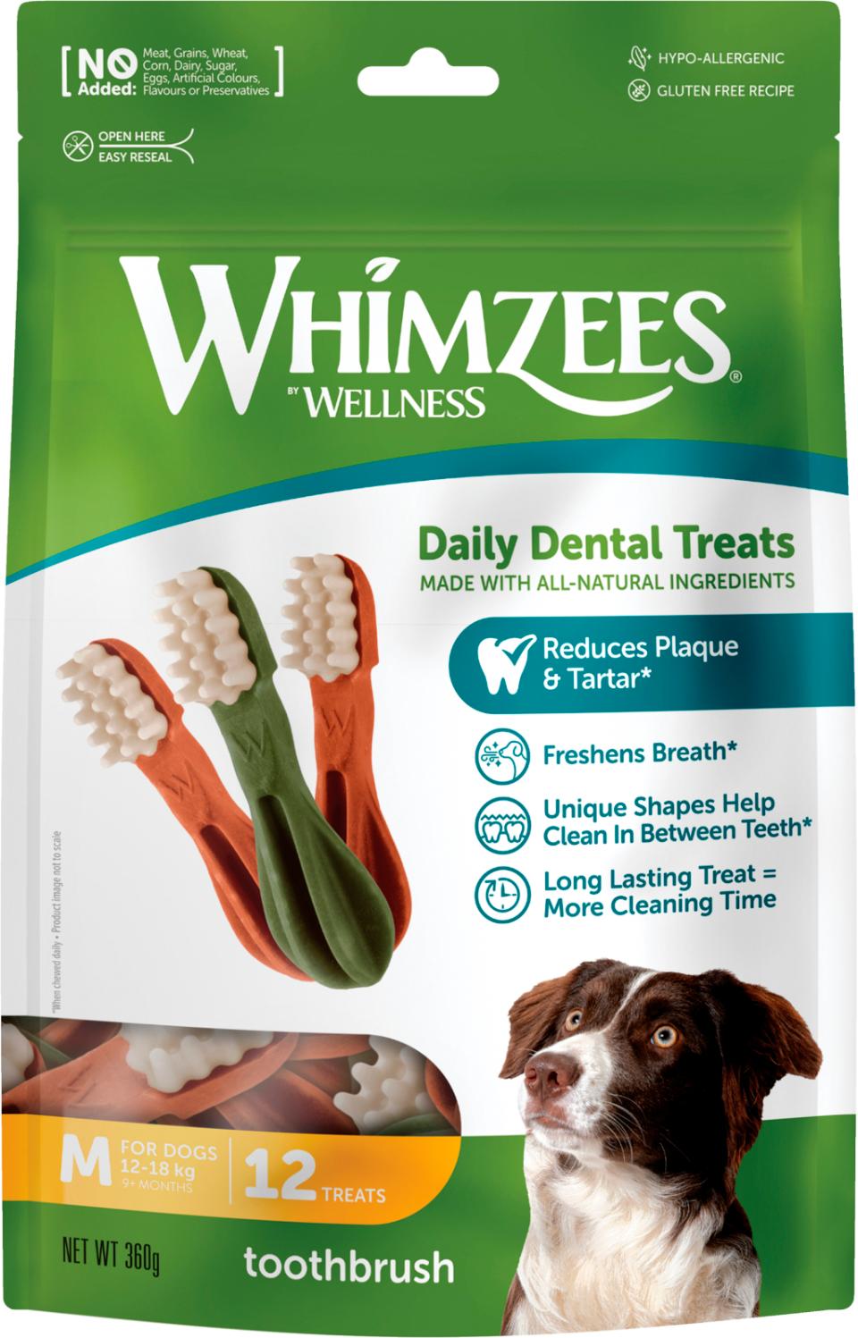WHIMZEEZ Toothbrush Star M til mellemstore hunde