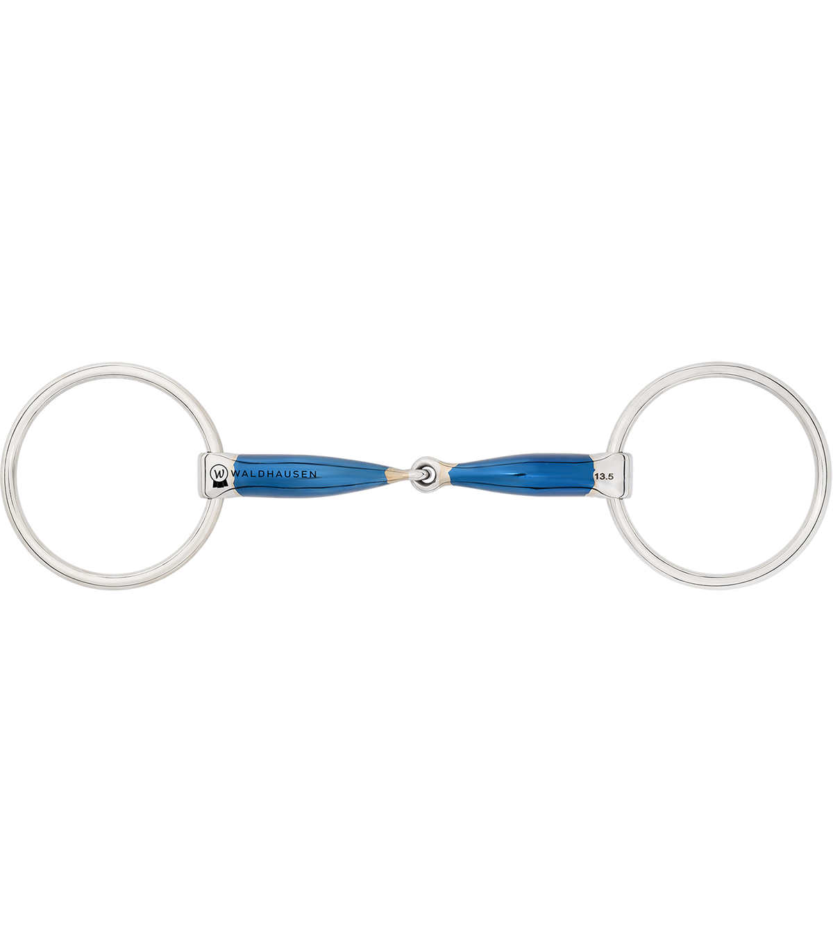 WALDHAUSEN Sweet iron water snaffle bid, 2-delt