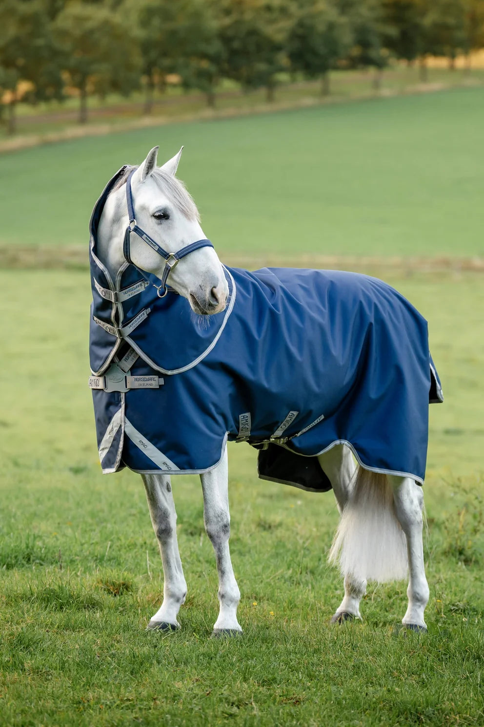 HORSEWARE AMIGO BRAVO 1200 D Plus Reflective. 100g. Overgangsdækken