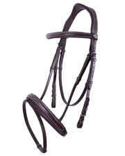 QHP LUXURY Anatomisk trense. Mørkebrun