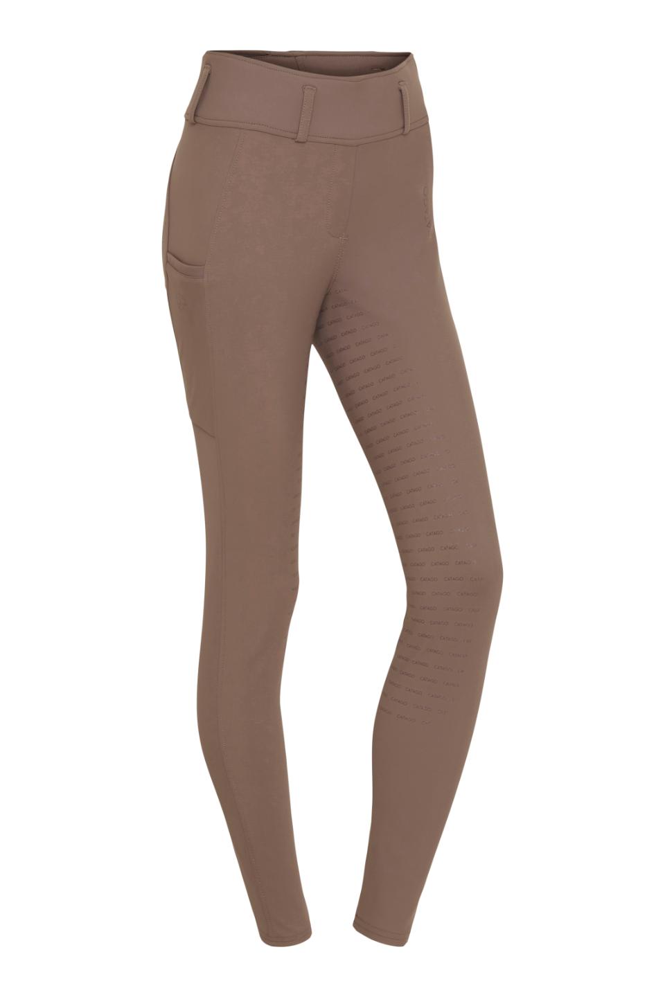 CATAGO RIVER Ridetights med bæltestropper. Fullgrip. Falcon Beige