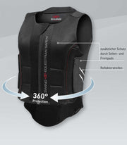 SWING sikkerhedsvest P07, voksen inkl. front beskyttelse.