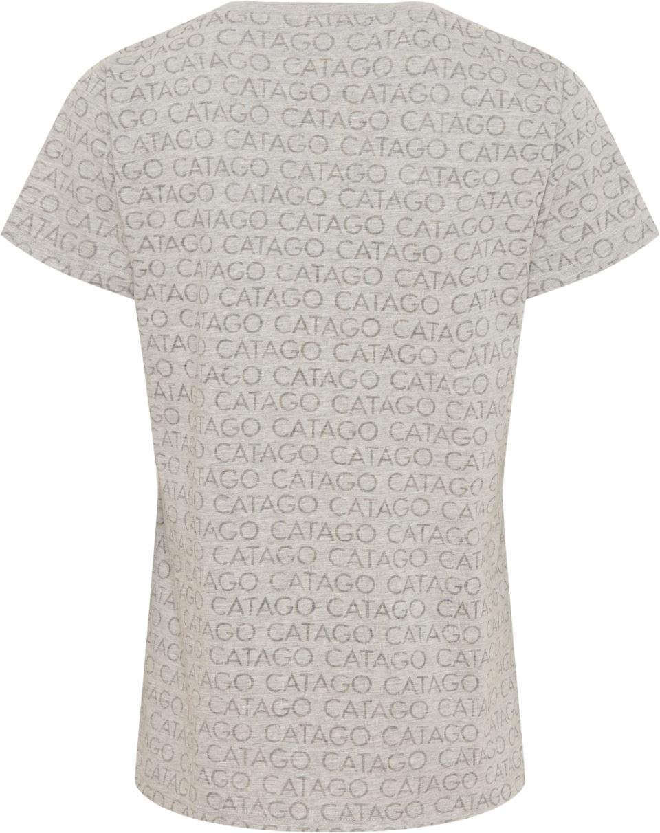 CATAGO TIMO Logo T-shirt. Grey Melange