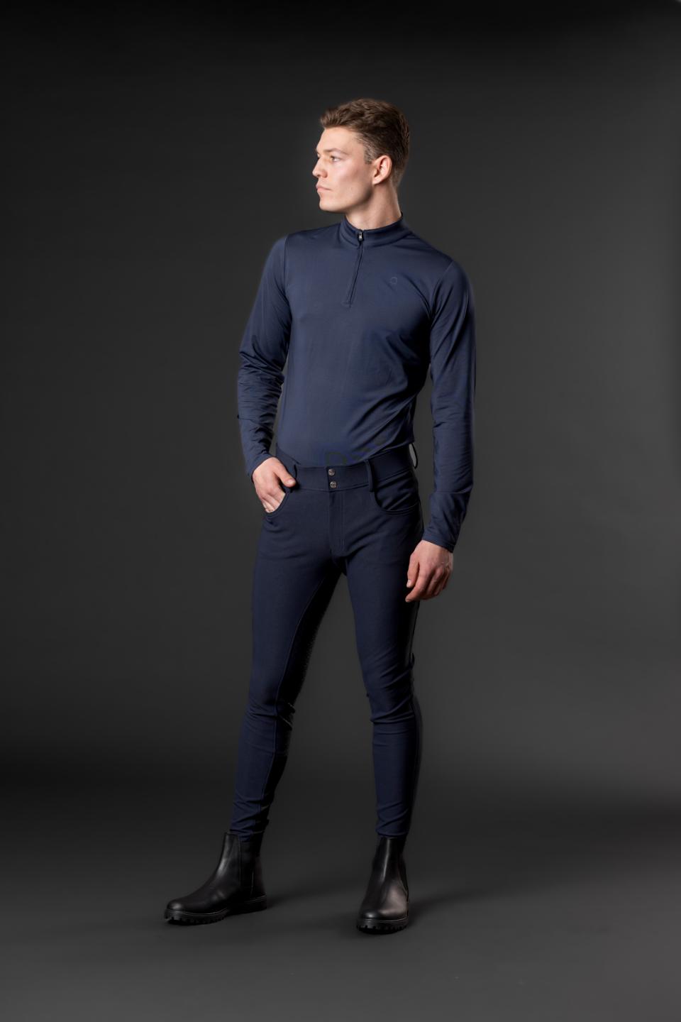 EQUIPAGE BOYS HURT Ridebukser til drenge. Navy. Med fullgrip