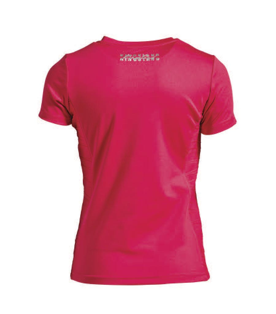 KINGSLAND POLINA T-shirt. Red Geranium. Junior.