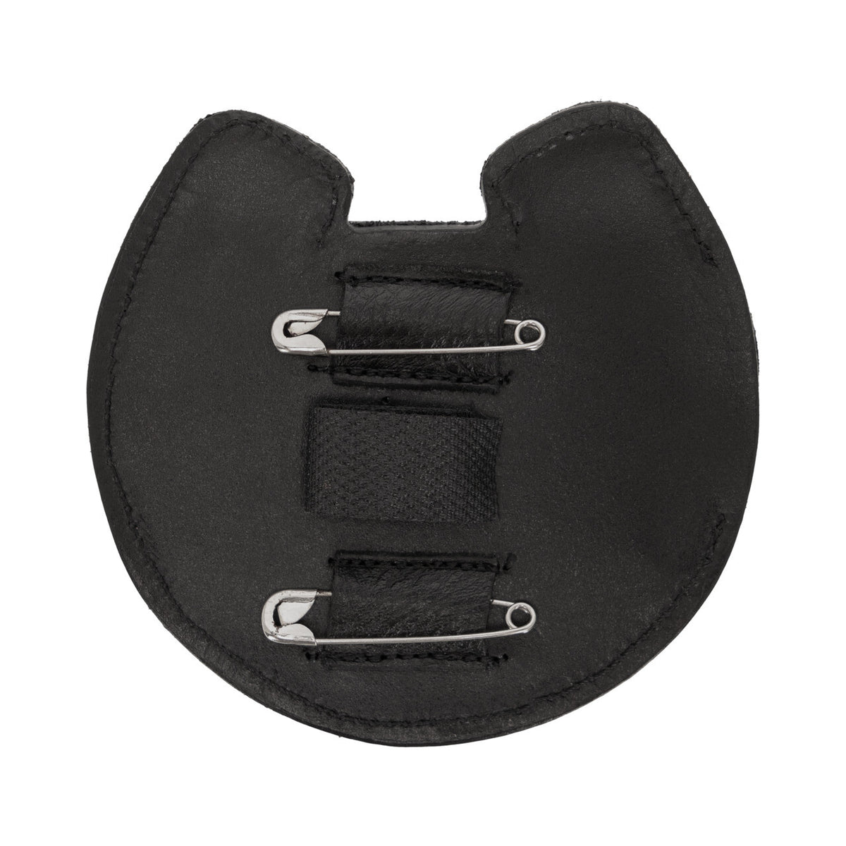 QHP HORSESHOE Stævnenummer. Sort lak