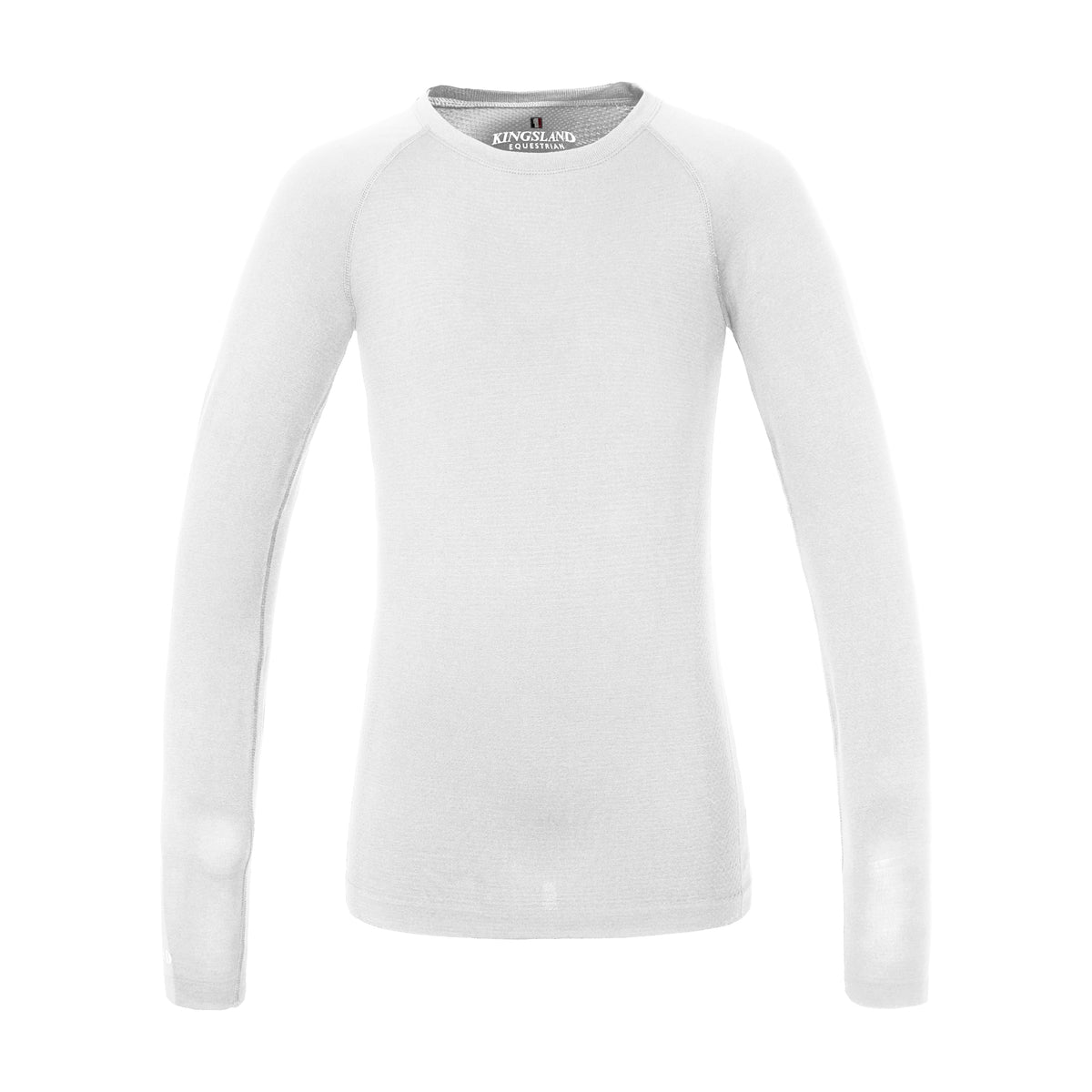 KINGSLAND REGINA Seamless langærmet bluse. Junior. Hvid