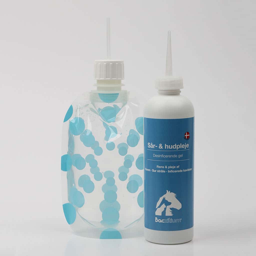 BACXITIUM® Til sur stråle eller dybe sår. 250 mL gel