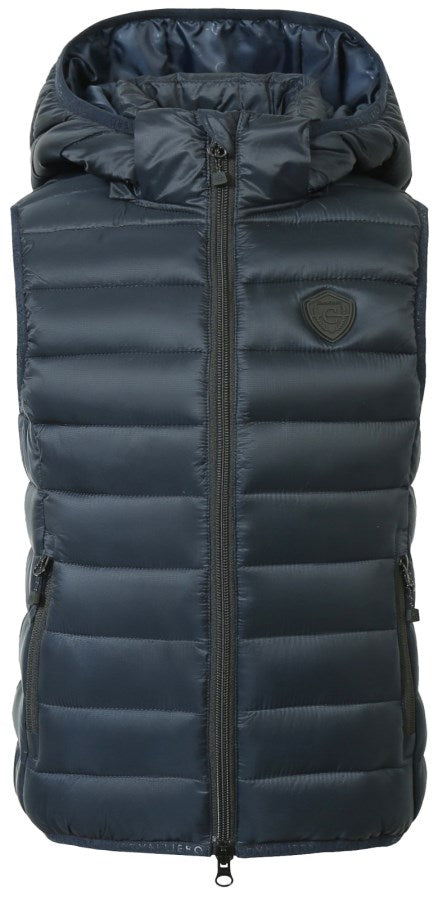 COVALLIERO Quiltet junior ridevest. Navy