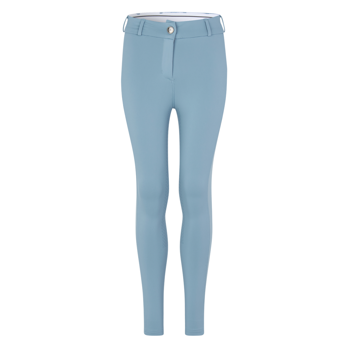 KINGSLAND KAYSA Fullgrip ridebukser. Blue Faded Denim. Junior