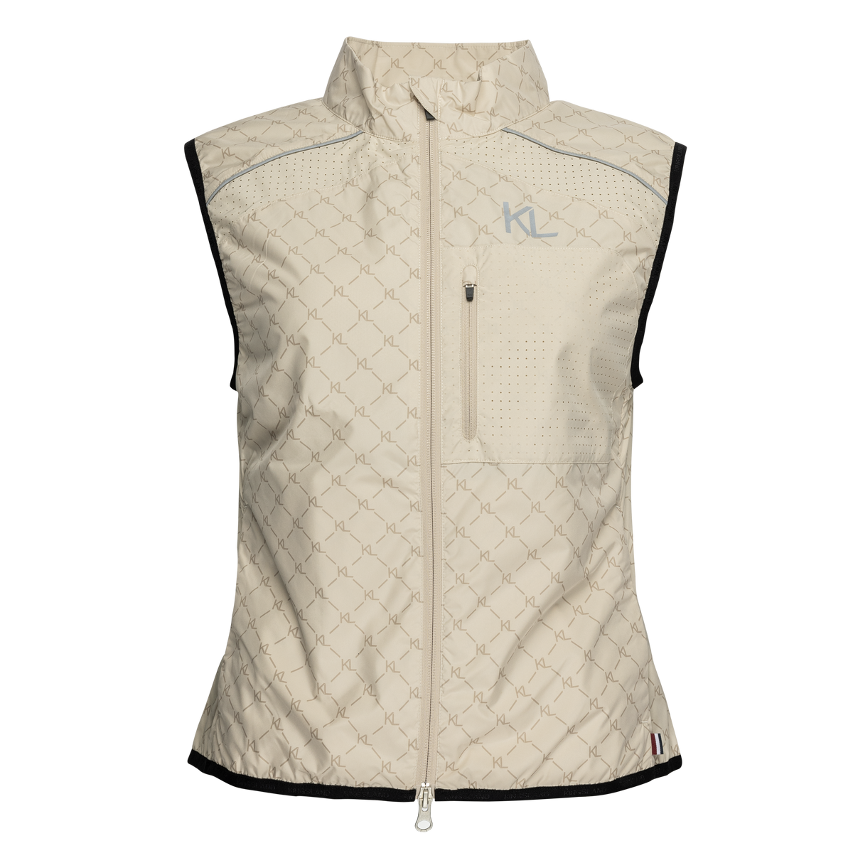 KINGSLAND JEAN Vest. Ladies. Beige Cobblestone