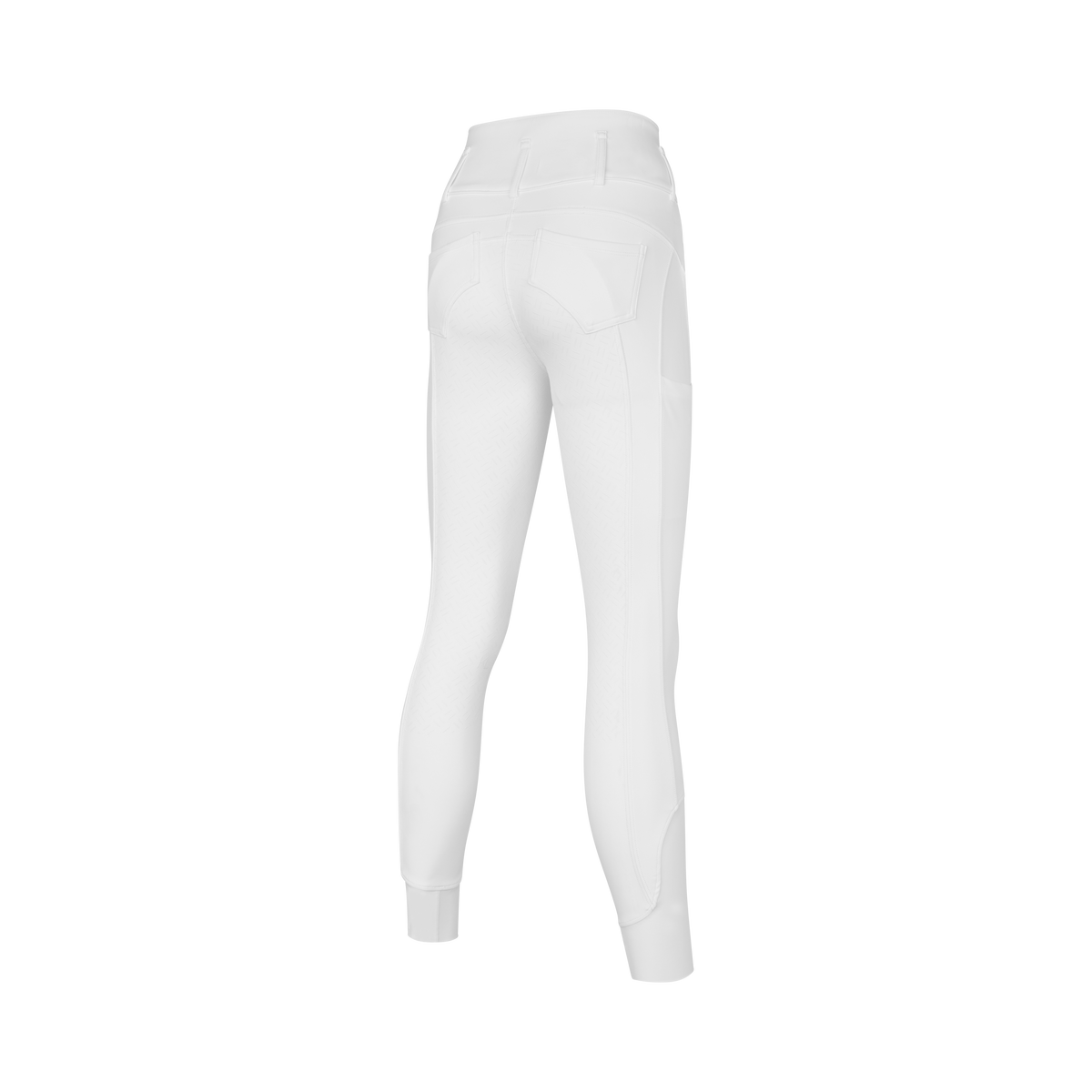 KLKhloe X Shape High Waist F-Grip Ridebukser - White