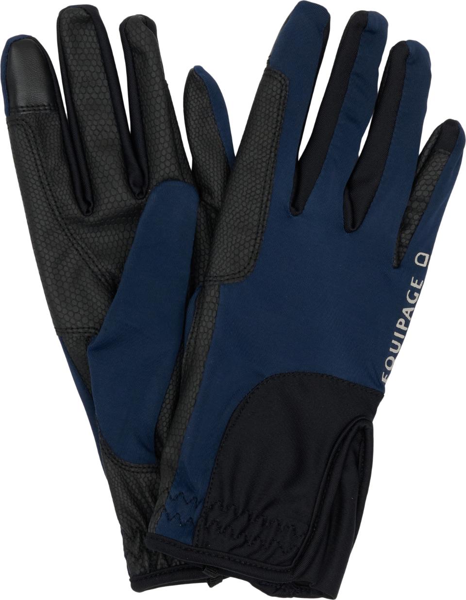 EQUIPAGE TEMIKA Sommerridehandsker. Navy