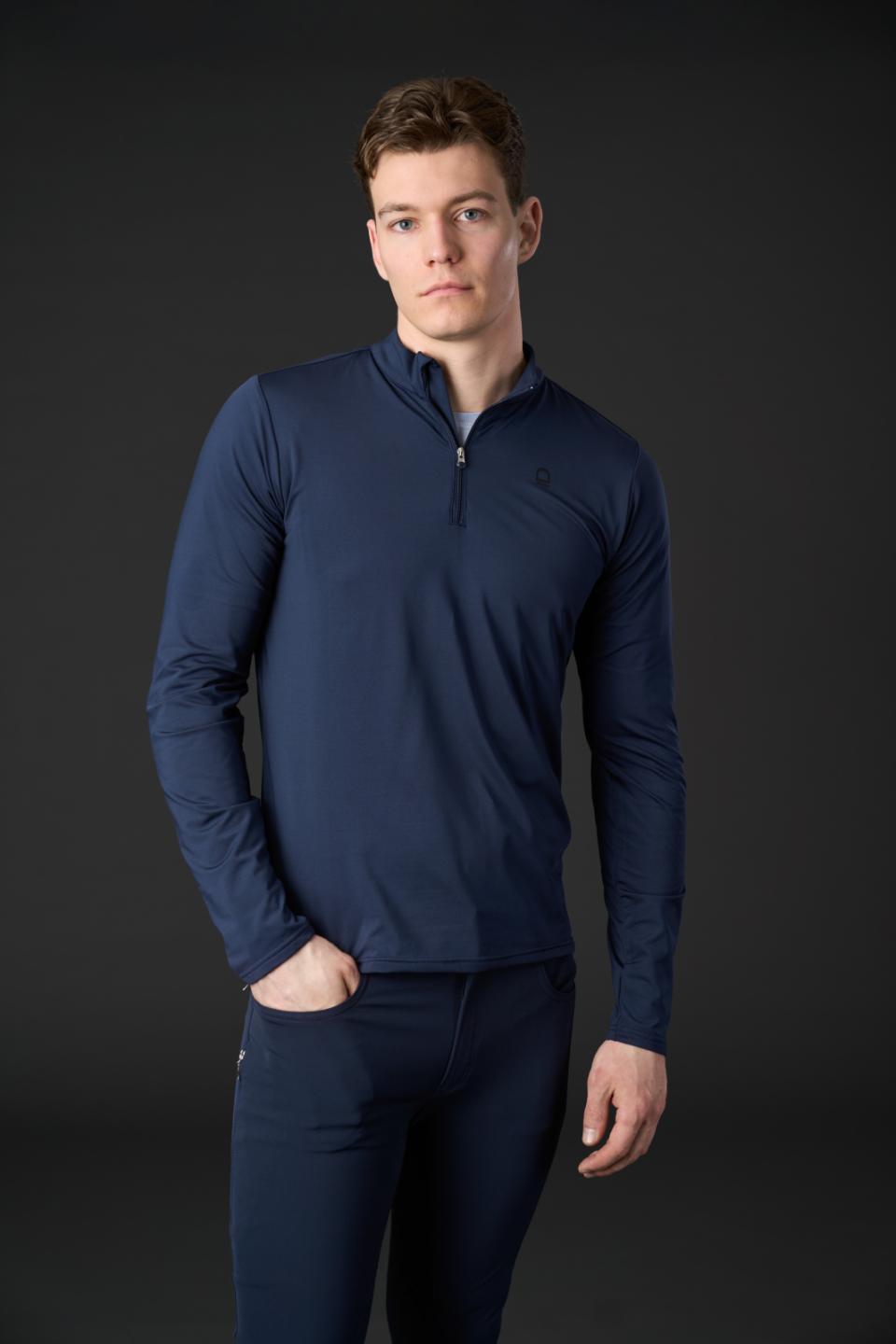 EQUIPAGE MEN STEVE Half-zip langærmet ridetrøje