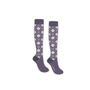EQUIPAGE LAX Ridestrømper.  Montana Grape