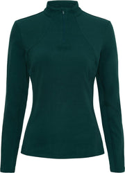CATAGO VIOLETTA Pullover med halv lynlås. Ponderosa Pine