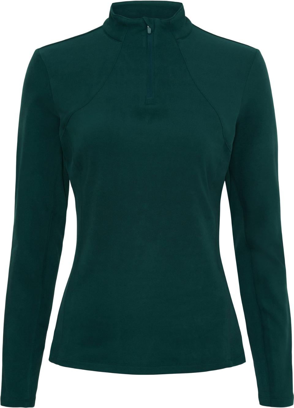 CATAGO VIOLETTA Pullover med halv lynlås. Ponderosa Pine