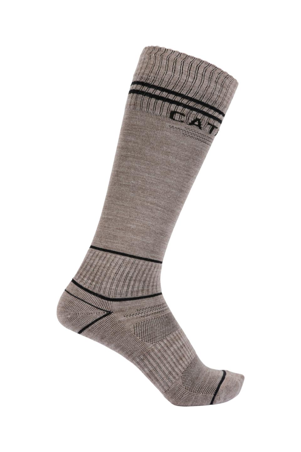 CATAGO ALYSSA Knæstrømper. Sandstone melange