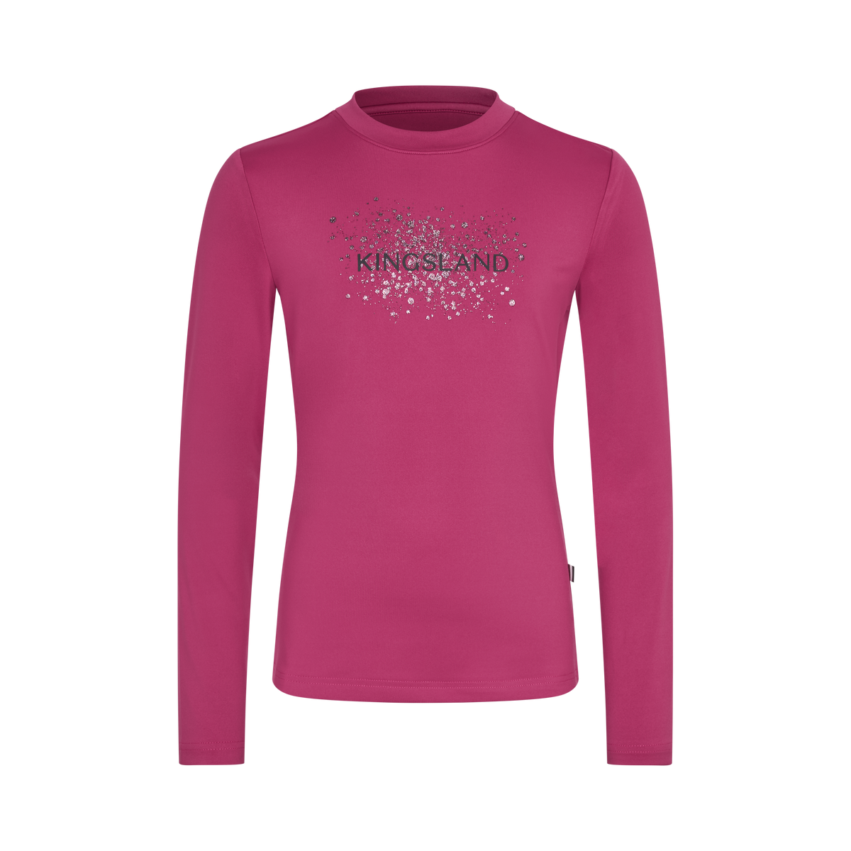 KINGSLAND MADELINE Junior Langærmet ridetrøje. Pink Magenta