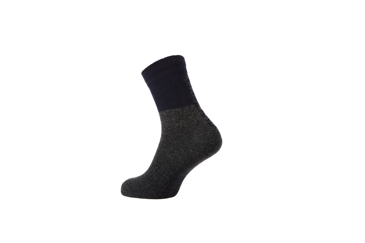 KINGSLAND MARGIT Unisex uld-mix strømper. Grey Forged Iron