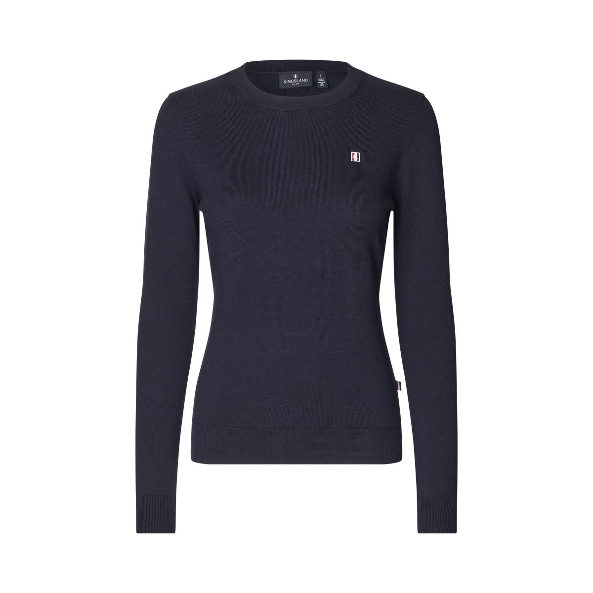 KINGSLAND CLASSIC Ladies Pullover med rund hals. Navy
