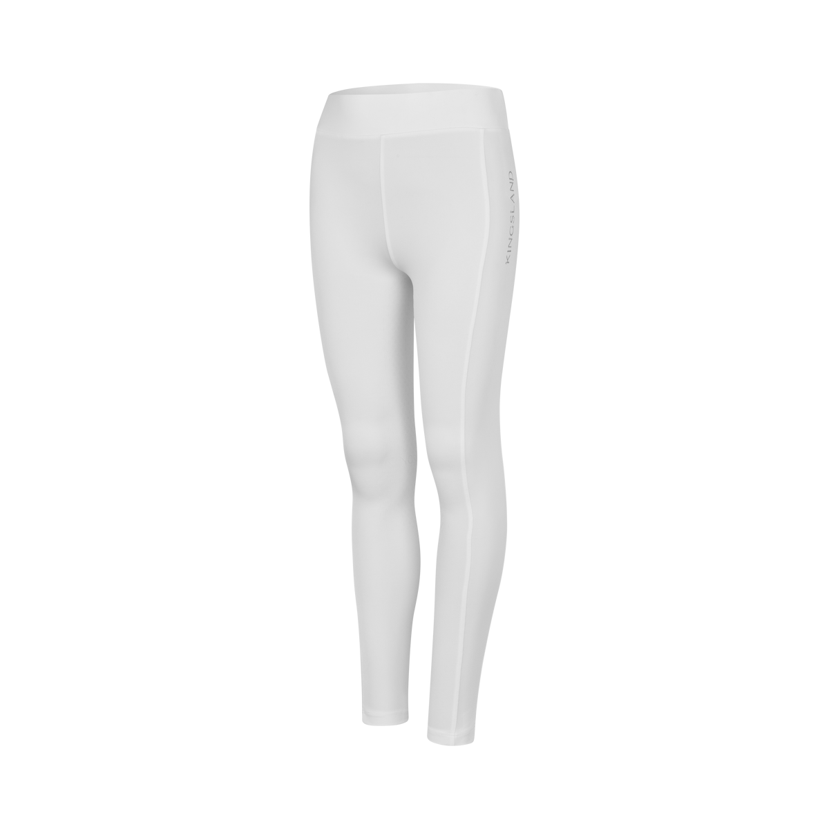 KINGSLAND LILY Junior Stævne-ridetights med fuld grip. Hvid