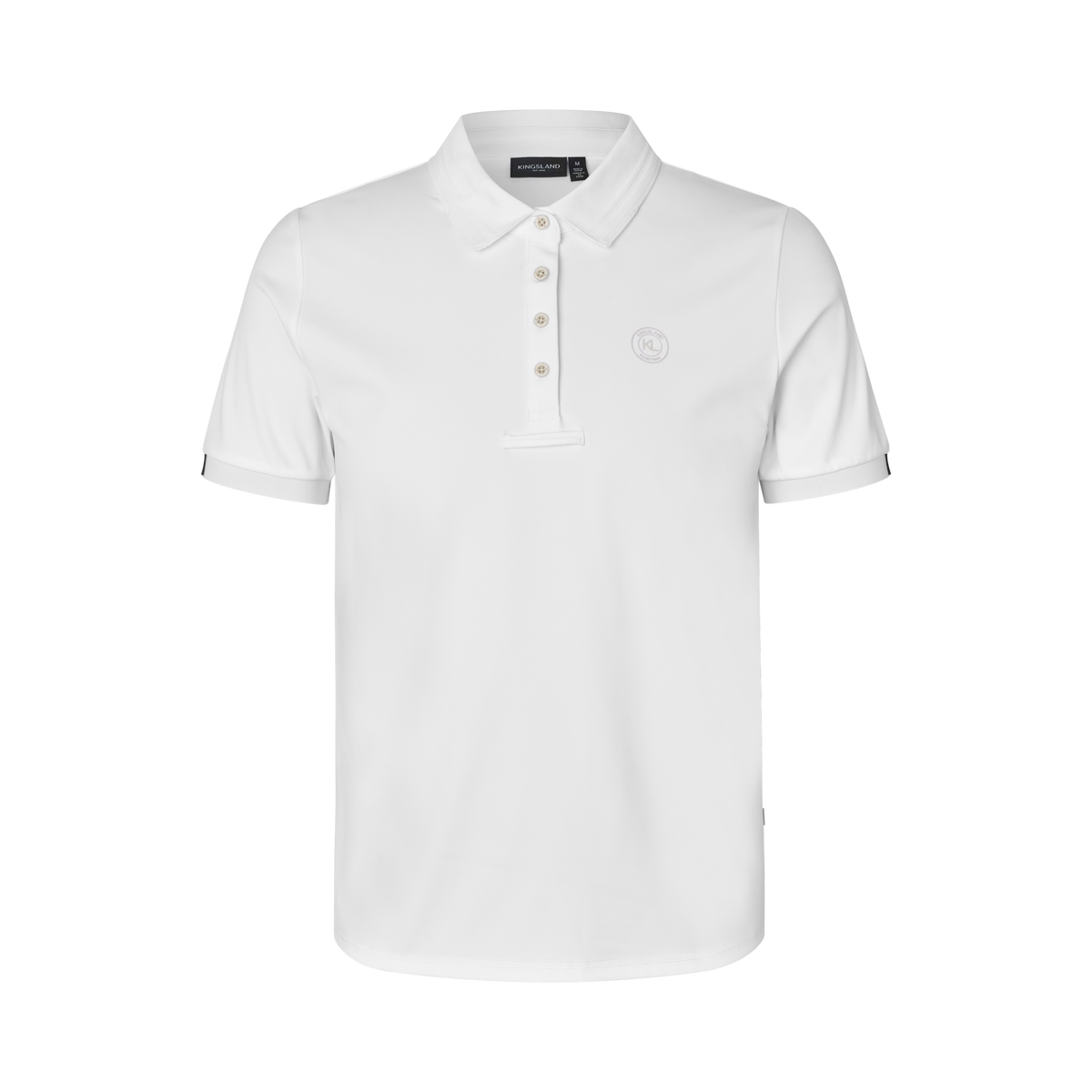 KINGSLAND LORENZO. Polo T-shirt/Stævne T-shirt. Herre. Hvid