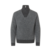 KLAndrew Herre Strik Half Zip - Dark Grey