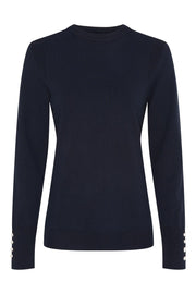 CATAGO ROBYN Strikket pullover. Navy