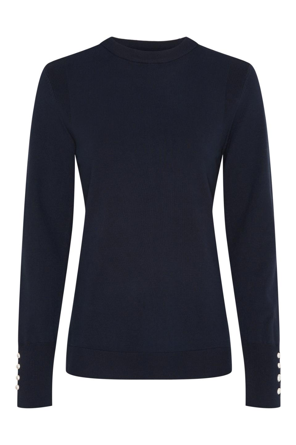 CATAGO ROBYN Strikket pullover. Navy