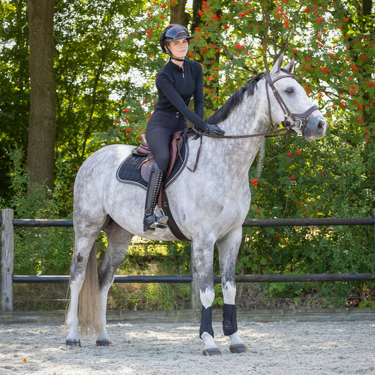 QHP AIR MESH Anatomisk gjord. Brun