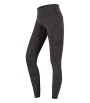 ELT HANNA Højtaljede ridetights. Asfaltgrå