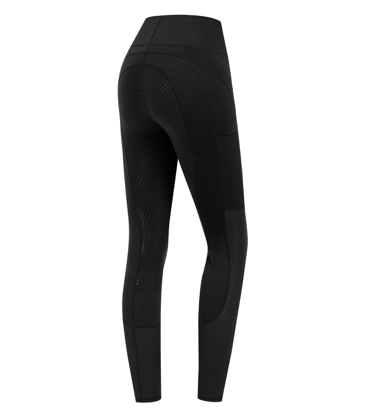 ELT HANNA MESH Højtaljede ridetights med fuld grip. Sort