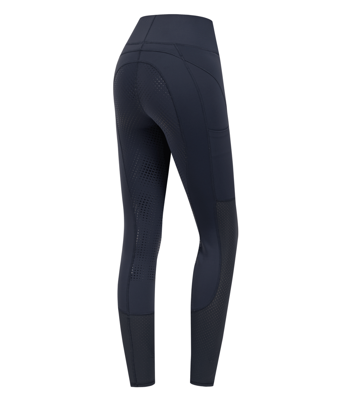 ELT HANNA MESH Højtaljede ridetights med fuld grip. Navy