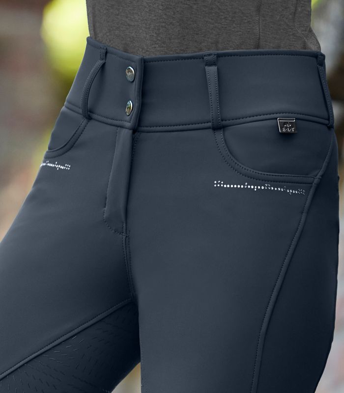 ELT MATHILDA GLAM Højtaljede ridebukser med fuld grip. Navy
