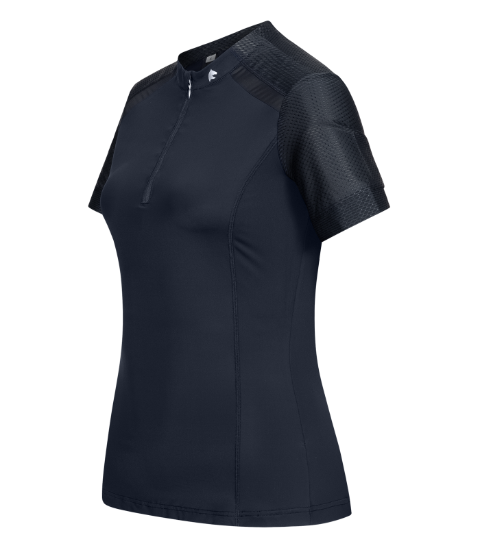 ELT NANCY T-shirt med lynlås. Navy