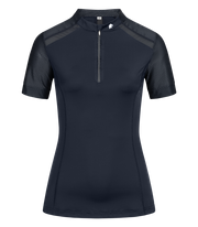 ELT NANCY T-shirt med lynlås. Navy