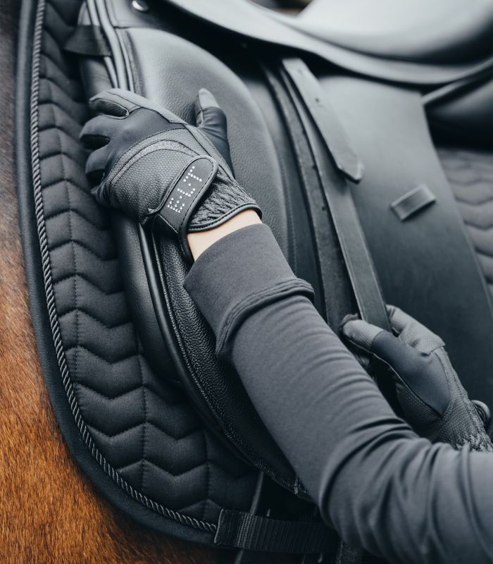ELT NOELLE Ridehandsker. Sort