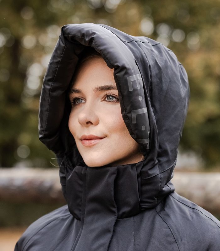 ELT OPAL Vinter Ridefrakke. Sort