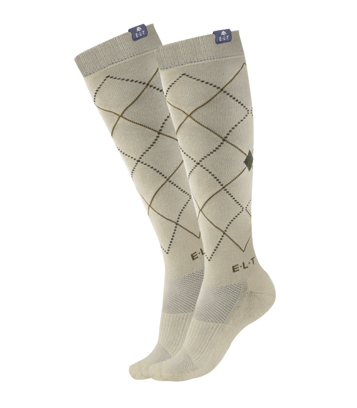 ELT ARGYLE Ridestrømper. Beige