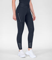 ELT PIA Ridetights med fuld grip. Navy