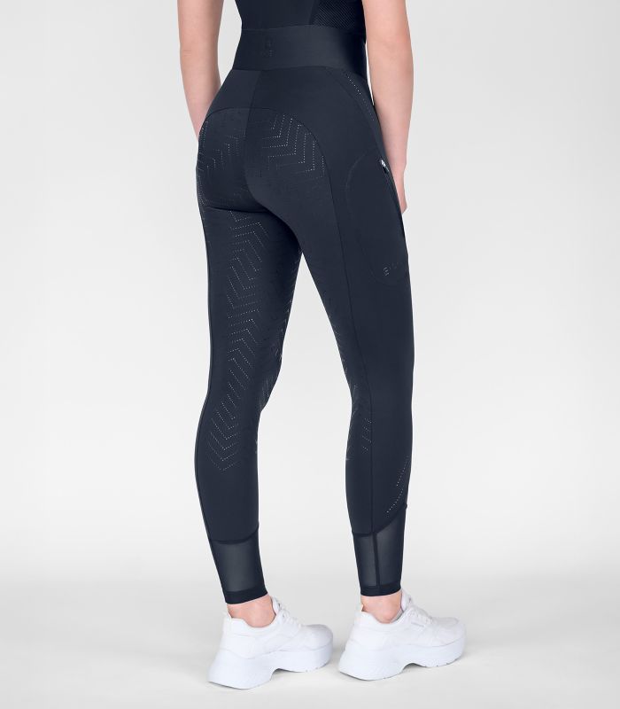 ELT PIA Ridetights med fuld grip. Navy