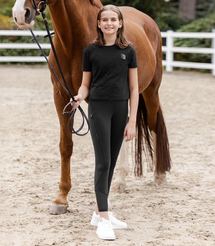ELT ANNA Kort T-shirt. Sort
