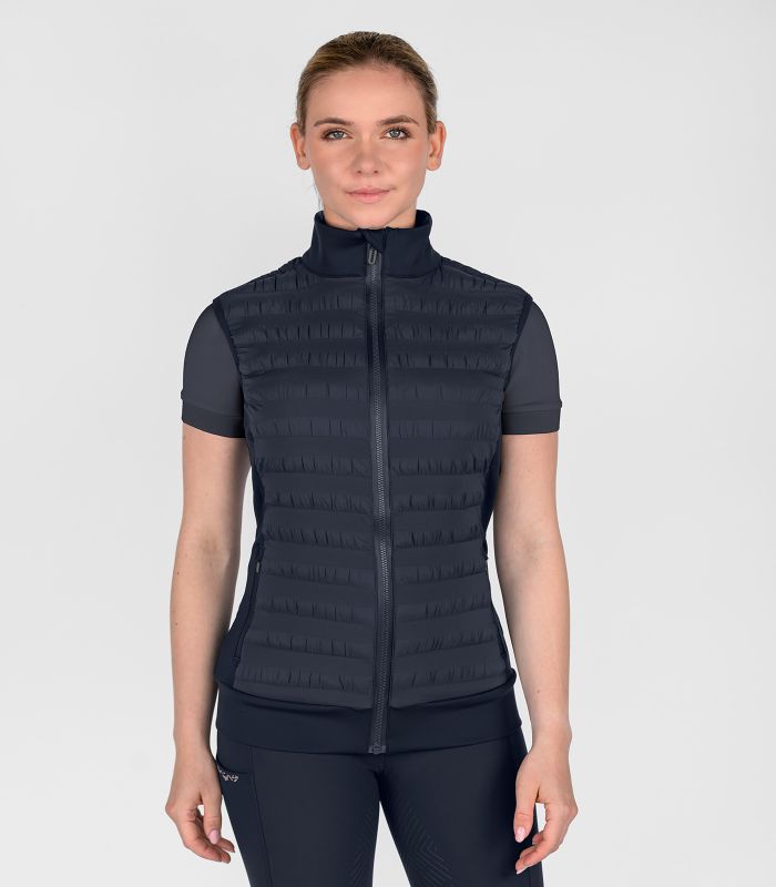 ELT SEATTLE Hybrid quiltet vest. Navy