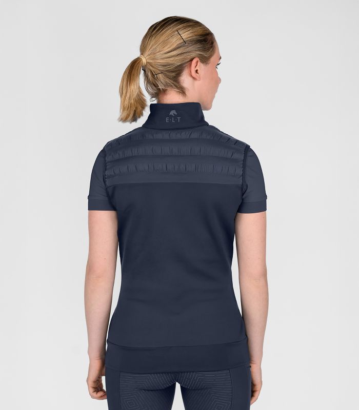 ELT SEATTLE Hybrid quiltet vest. Navy