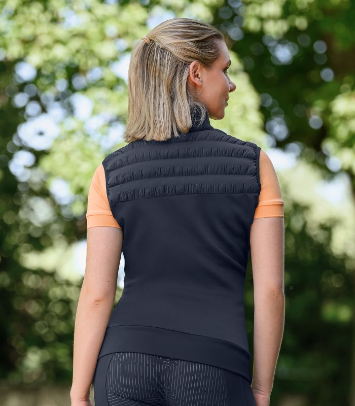 ELT SEATTLE Hybrid quiltet vest. Navy