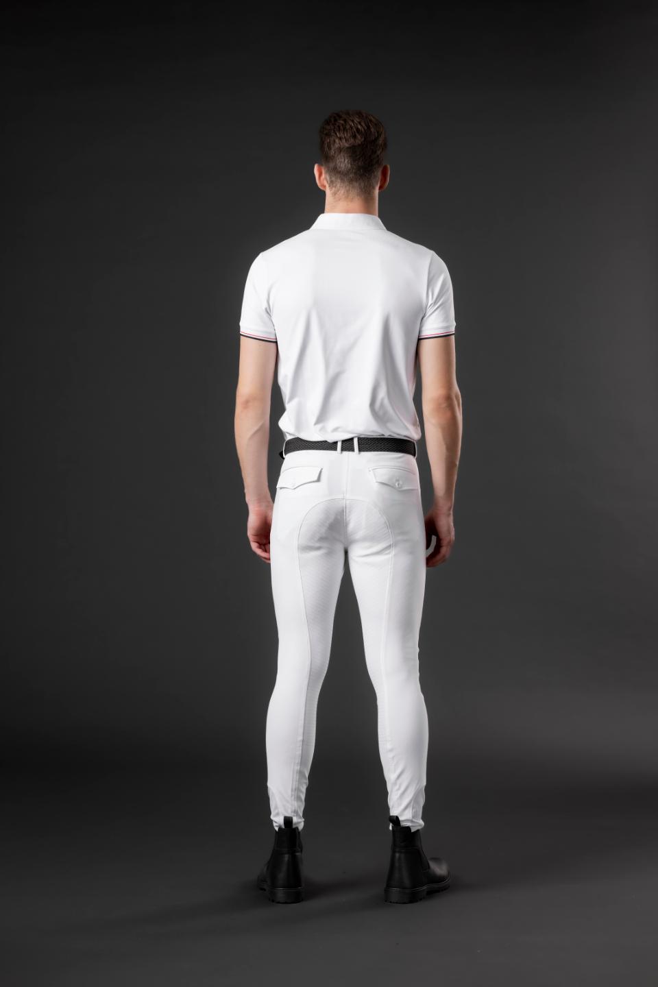 CATAGO MEN NEVIN Polo T-shirt. Hvid
