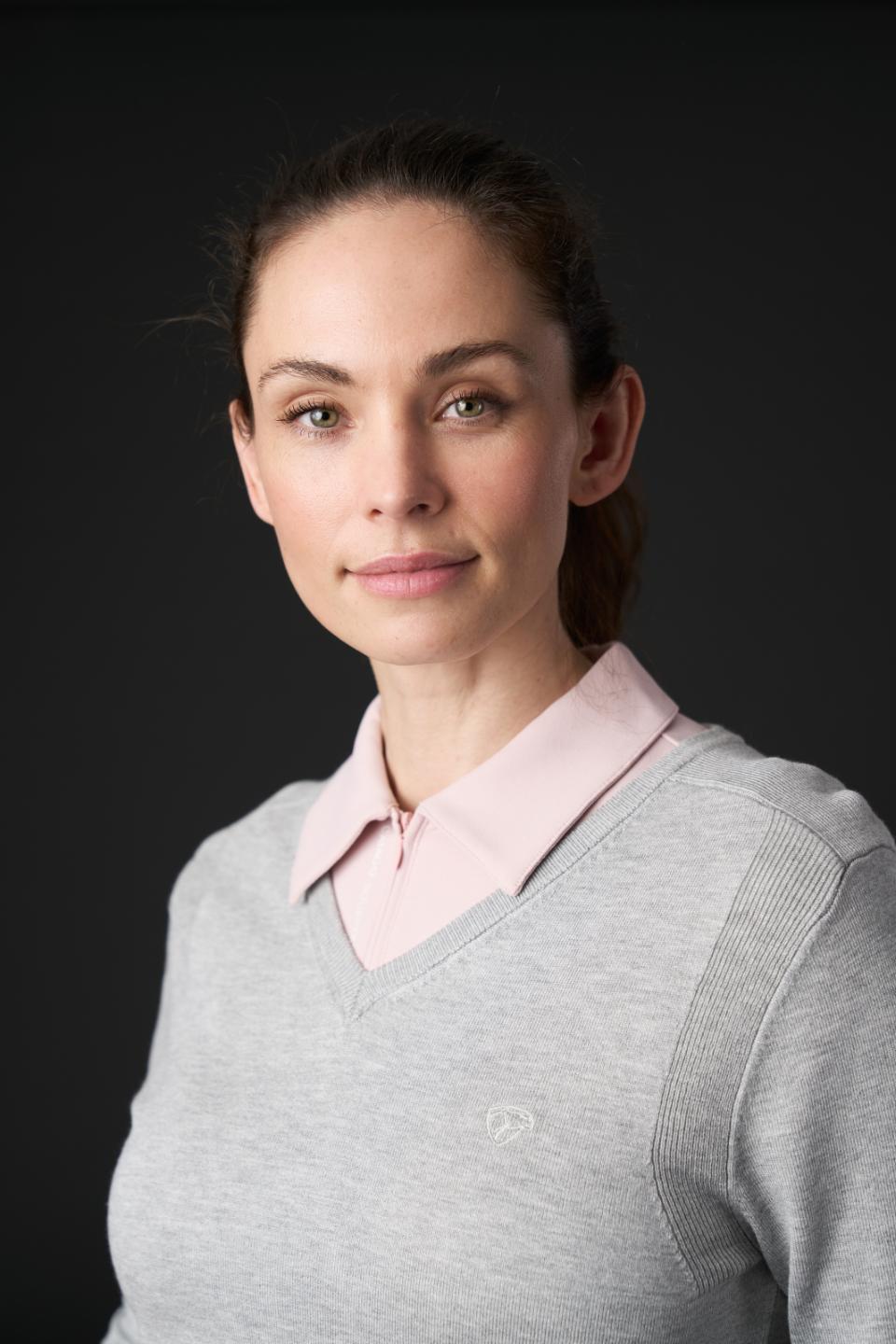 CATAGO TEAGAN Strik pullover. Lysegrå Melange