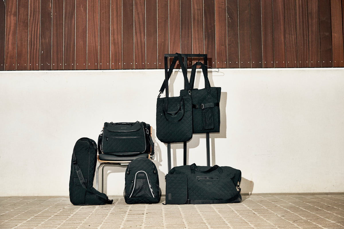 CATAGO Totebag. Quiltet sort